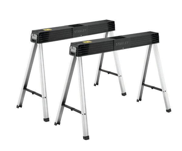 STANLEY Twin packFolding metal saw horse - 340kg 1-97-475
