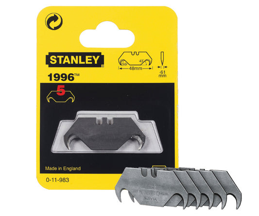 STANLEY 1996 Large hook blades - (pkt of 5) 0-11-983