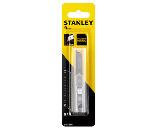 STANLEY (pkt of 10)Snap-off knife blades - 9mm 0-11-300