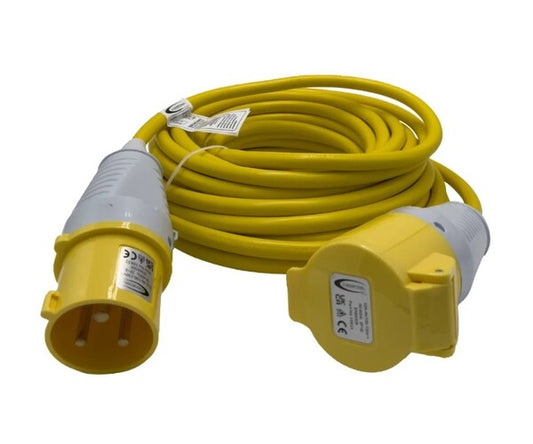 CONNEXIONS 110v  4mm Extension lead - 14m, 32Amp 10826