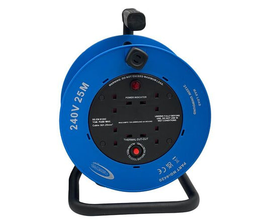 CONNEXIONS 240v 13amp Cable reel - 25m 4420