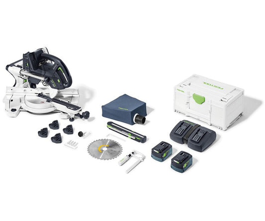 FESTOOL 18v Slide compound mitre saw - 216mm blade KSC 60 EB-5.0 I-PLUS