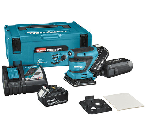 MAKITA 18v Palm sander - quarter sheet DBO481RTJ