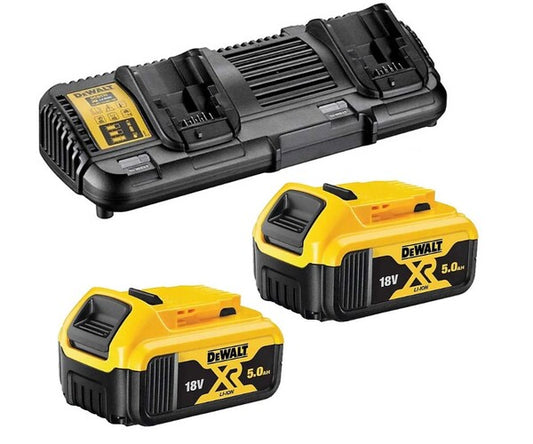 DEWALT 18v Charger & battery pack DCB184/DCB132 2x5AH