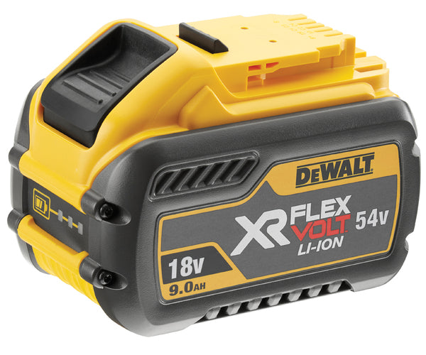 DEWALT 54v  & 18v Flexvolt li-ion battery - 3.0Ah/9.0Ah DCB547