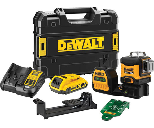 DEWALT 18v Cross line laser DCE089D1G18