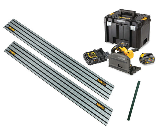 DEWALT 54v Plunge saw - 165mm blade DCS520T2G2