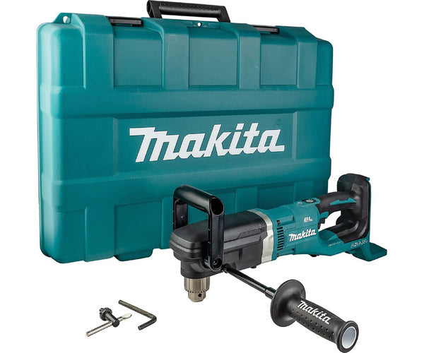 MAKITA Twin 18v Angle drill - 13mm keyed chuck DDA460ZK