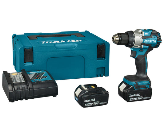 MAKITA 18v Drill driver - 13mm keyless chuck DDF489RTJ