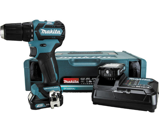 MAKITA 12v Drill driver - 10mm keyless chuck DF332DSAJ