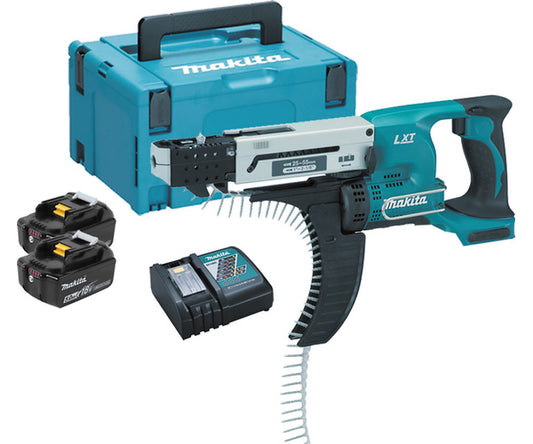 MAKITA 18v Autofeed screwdriver - 5mm hex drive DFR550RTJ