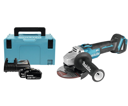 MAKITA 18v Angle grinder - 5" (125mm) DGA504RTJ