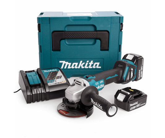 MAKITA 18v Angle grinder - 5" (125mm) DGA513RTJ