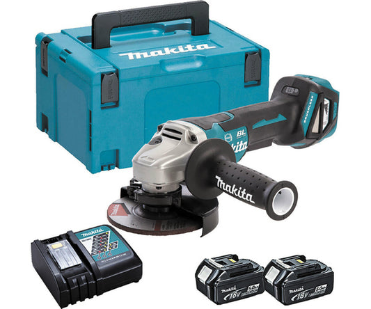 MAKITA 18v Angle grinder - 5" (125mm) DGA517RTJ