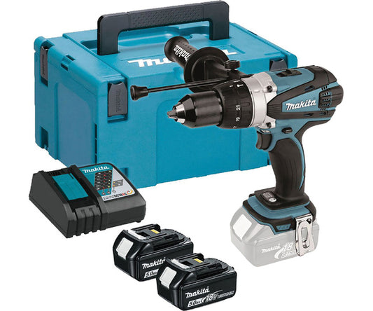 MAKITA 18v Combi drill - 13mm keyless chuck DHP458RTJ
