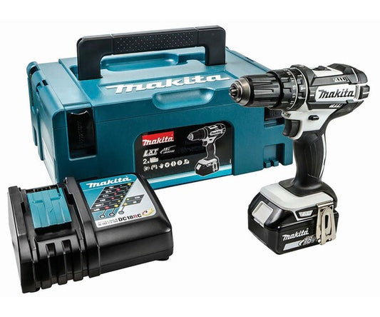 MAKITA 18v Combi drill - 13mm keyless chuck DHP482T1JW
