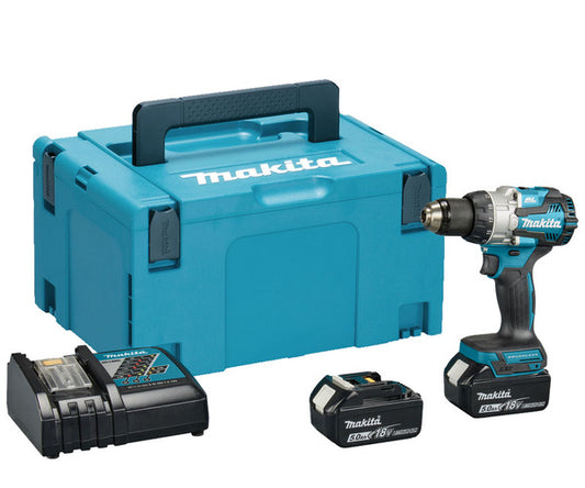 MAKITA 18v Combi drill - 13mm keyless chuck DHP489RTJ