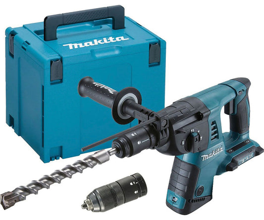 MAKITA Twin 18v 3 function hammer - SDS plus DHR264ZJ