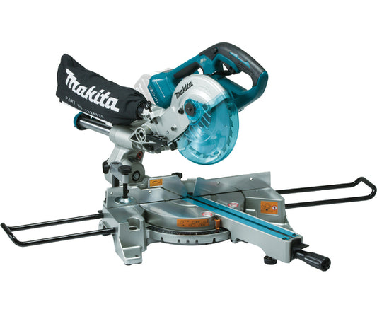 MAKITA Twin 18v Slide mitre saw - 190mm blade DLS714NZ
