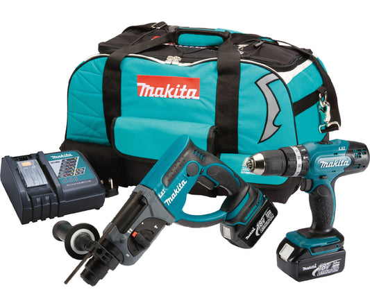MAKITA 18v Twin pack DLX2025T