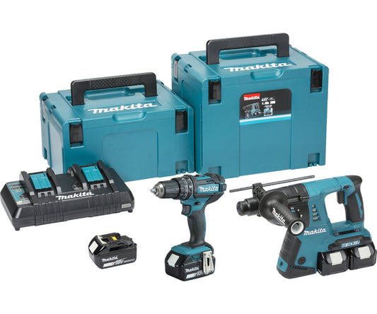 MAKITA 18v Twin pack DLX2137PTJ