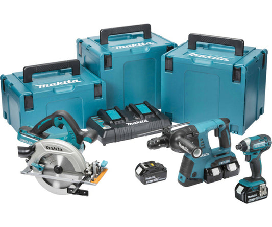 MAKITA 18v Triple pack DLX3049PTJ