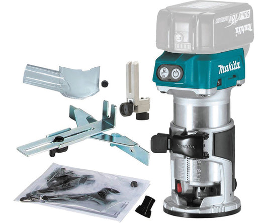 MAKITA 18v Router / Trimmer - 1/4" collet DRT50ZX4