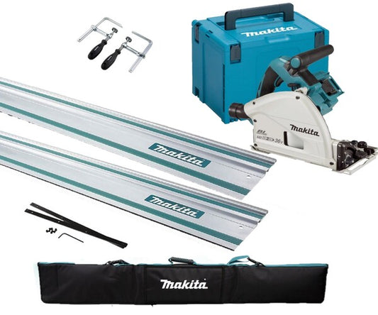 MAKITA Twin 18v Plunge saw - 165mm blade DSP600ZJ BODY KIT