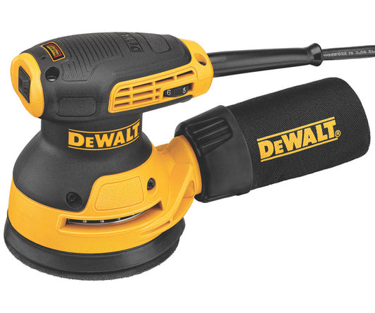 DEWALT 240v Orbital sander - 125mm dia pad DWE6423