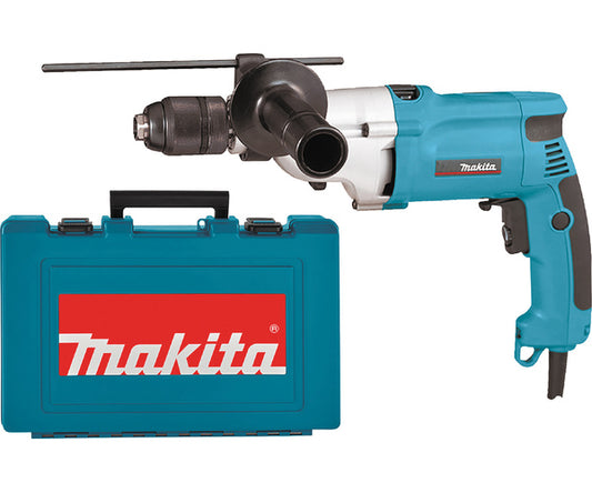 MAKITA 240v Percussion drill - 13mm keyless chuck HP2051