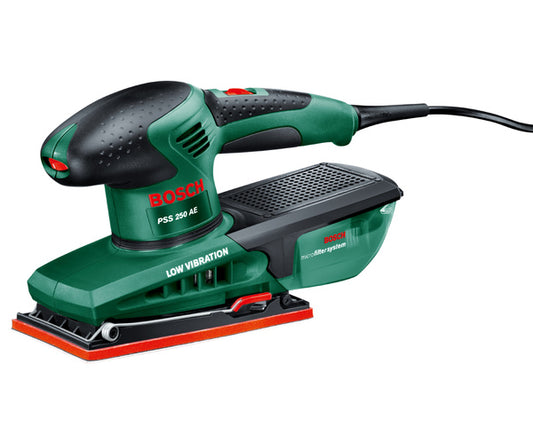 BOSCH 240v Orbital sander - third sheet DIY PSS 250 AE