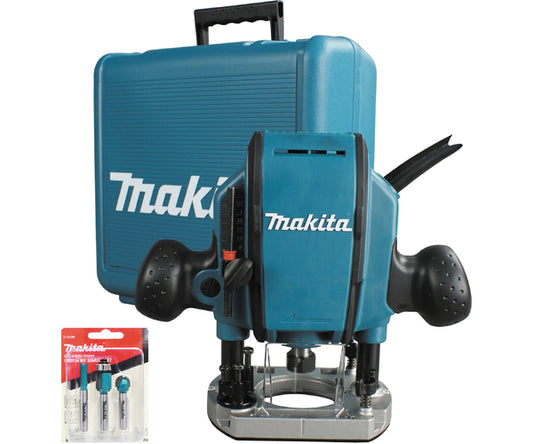 MAKITA 240v Plunge router - 1/4" collet RP0900X