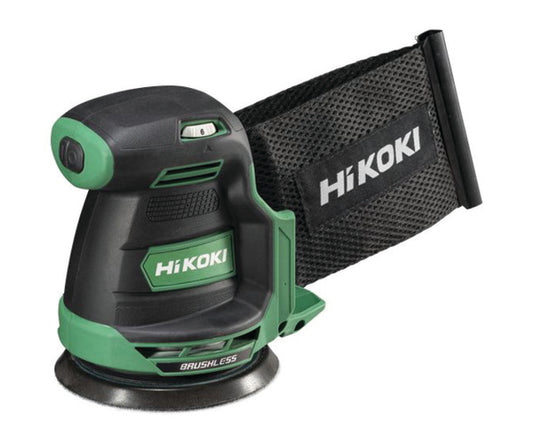 HIKOKI 18v Orbital sander - 125mm dia pad SV1813DAJ2Z