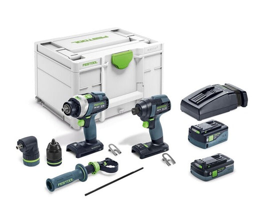 FESTOOL 18v Twin pack TID18 + TPC18/4 SET