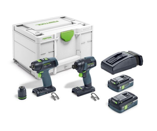 FESTOOL 18v Twin pack TID18 + TID18HPC SET