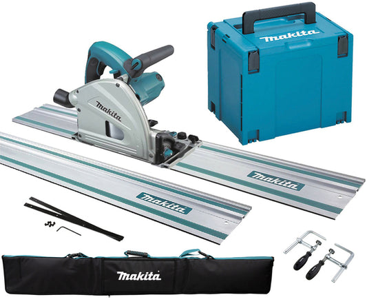 MAKITA 240v Plunge saw - 165mm blade SP6000J KIT